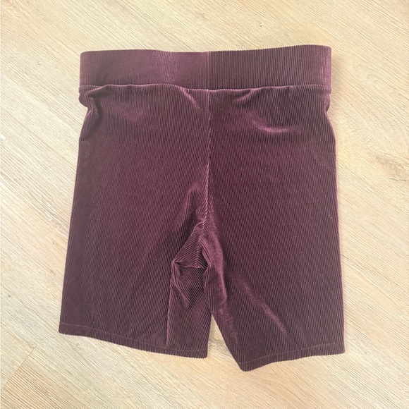 Forever 21 Deep Purple Velvet Shorts - Picture 1 of 3